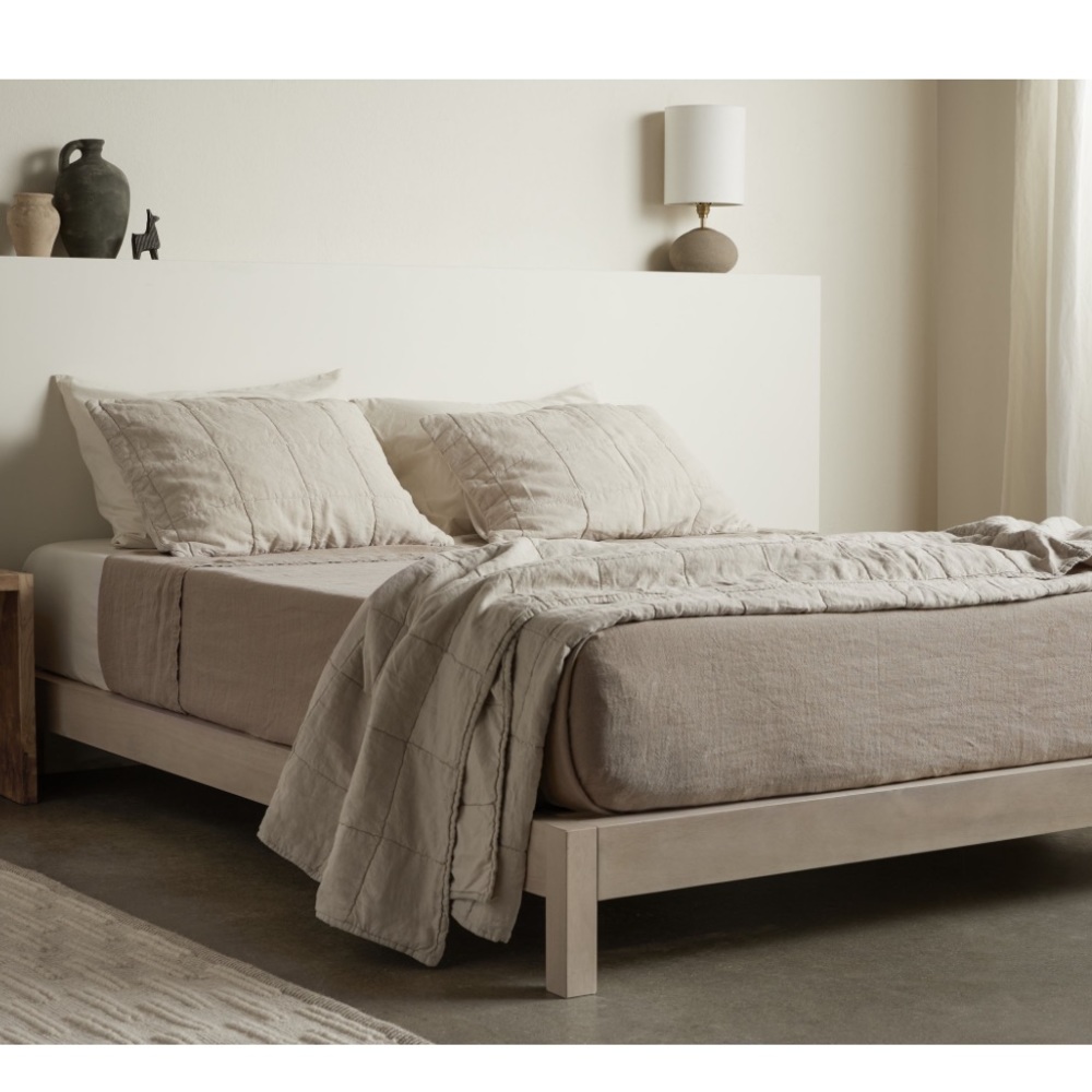 PARACHUTE 100% Flax Linen KING/CAL KING Shams Set